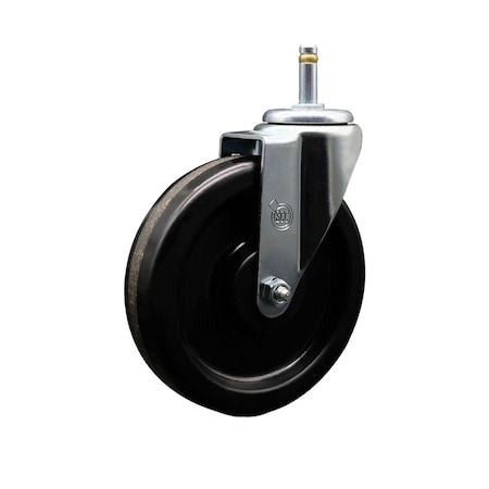 Service Caster 6 Phenolic Wheel Swivel 7/16'' Grip Ring Stem Caster SCC-GR20S615-PHS-716138